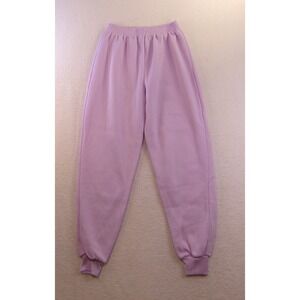 Center‎ Aisle Sweatpants Medium Purple Pastel Elastic Waist Joggers 90s Vintage